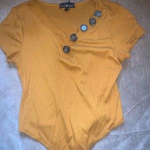 Burnt orange bodysuit